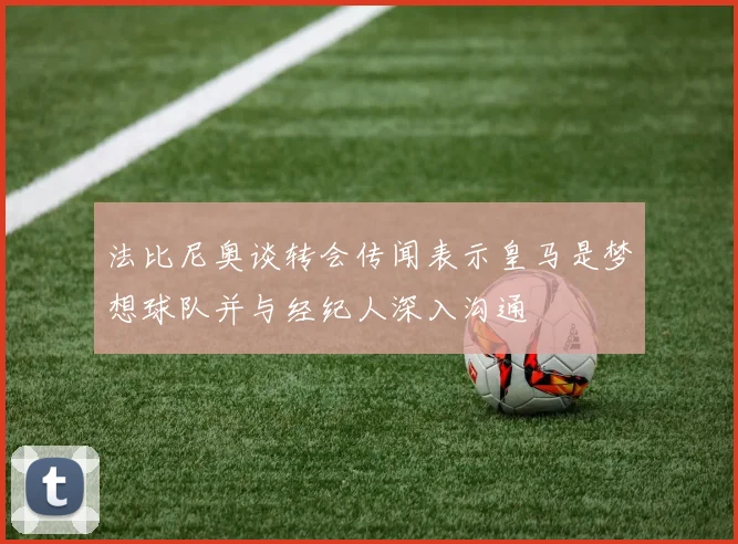 法比尼奥谈转会传闻表示皇马是梦想球队并与经纪人深入沟通